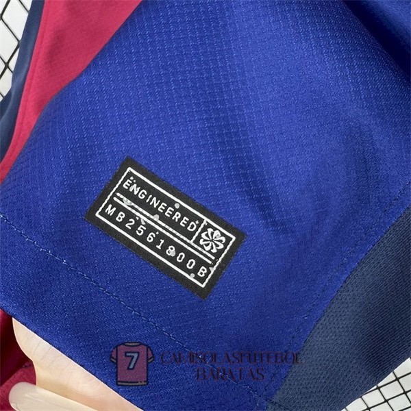 barcelona camisola edicao comemorativa 125 edicao aniversario azul vermelho 2024-2025 - Image 2