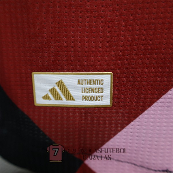 bayern munique camisola edicao especial versao do jogador preta vermelho rosa 2024-2025 - Image 6