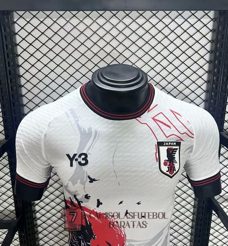 japao camisola edicao especial versao do jogador branca vermelho preta Samurai 2024-2025 - Image 2