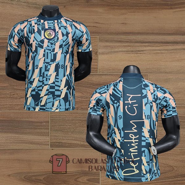 manchester city camisola edicao especial versao do jogador azul azul escuro 2024-2025