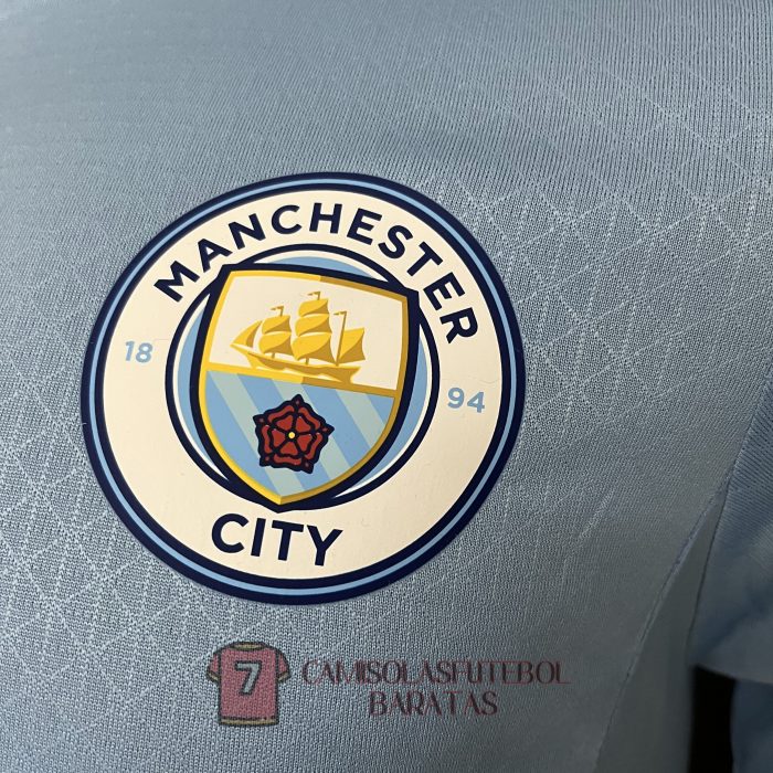 manchester city camisola primeira versao do jogador 2024-2025 - Image 6