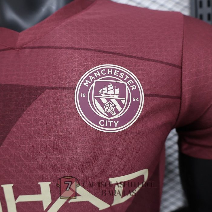 manchester city camisola terceiro versao do jogador 2024-2025 - Image 3
