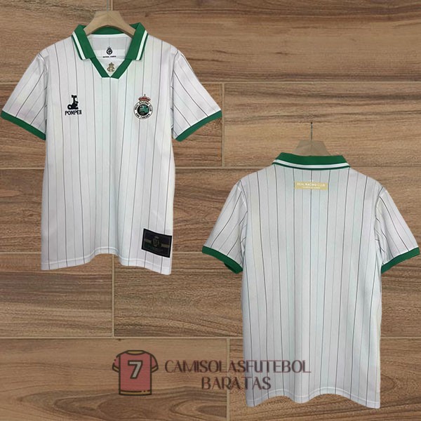 racing de santander camisola edicao especial branca verde 112 edicao aniversario 2025-2026