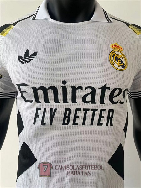 real madrid camisola edicao especial versao do jogador branca preta cinzenta 2025-2026 - Image 4