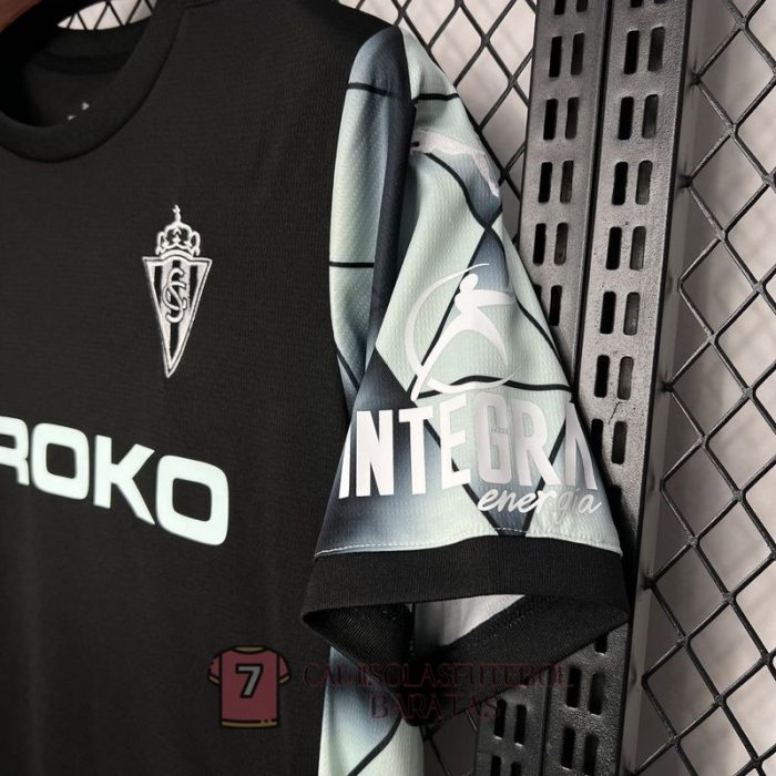 sporting gijon camisola alternativa 2024-2025 - Image 3