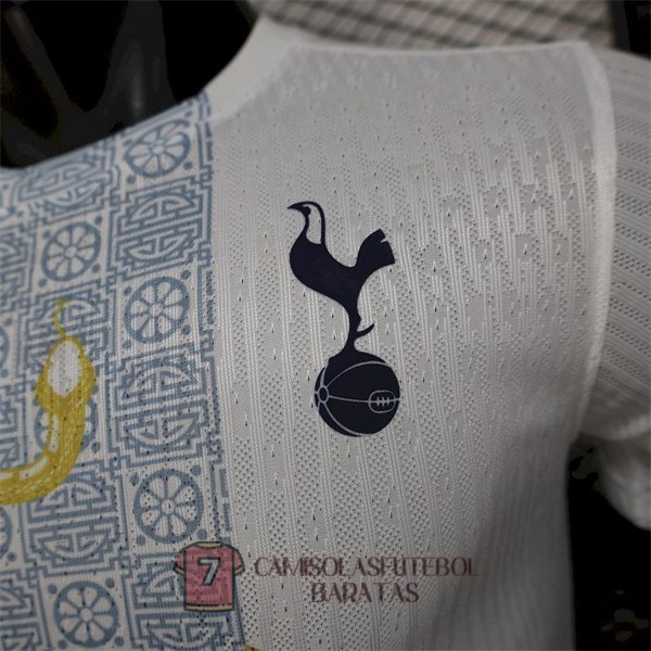 tottenham hotspur camisola edicao especial versao do jogador branca azul amarelo snake 2025-2026 - Image 5
