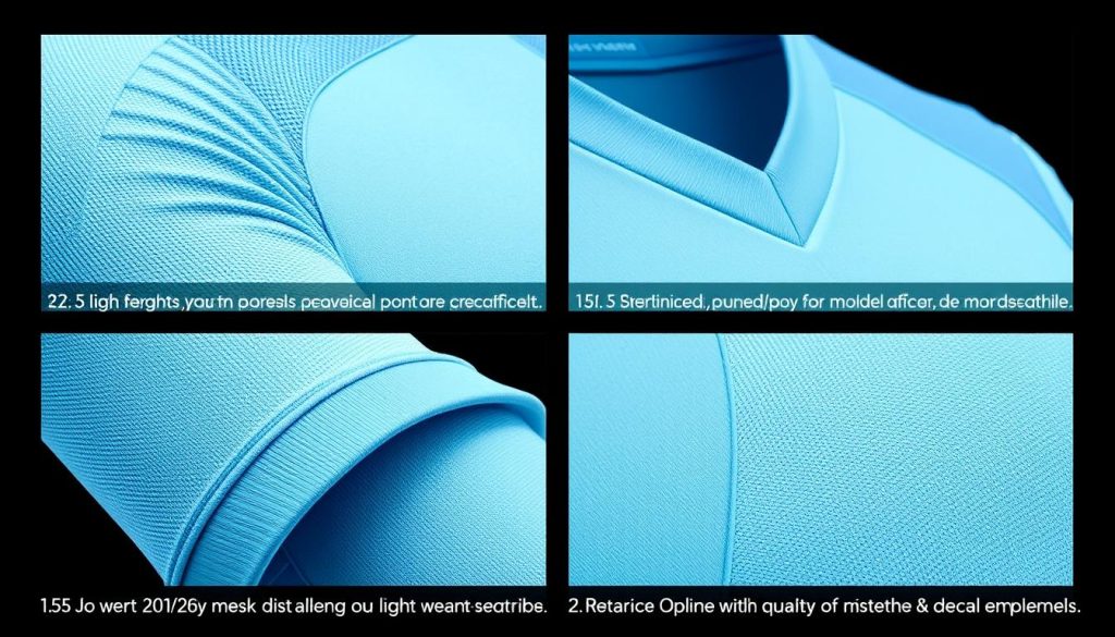 Detalhes técnicos da camisola do Manchester City 2025/26