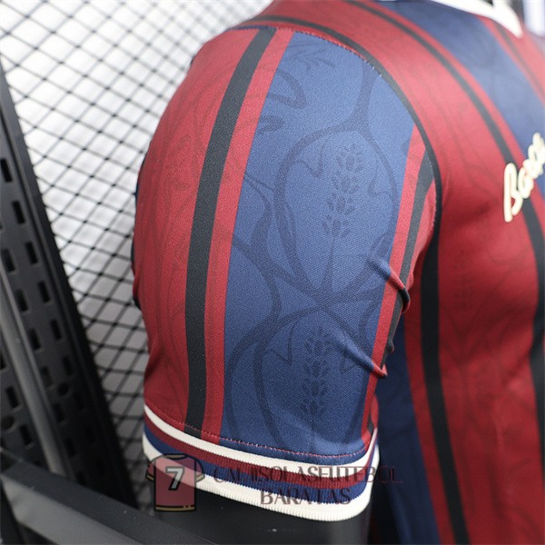 barcelona camisola edicao especial versao do jogador vermelho azul 125 edicao aniversario 2025-2026 - Image 6
