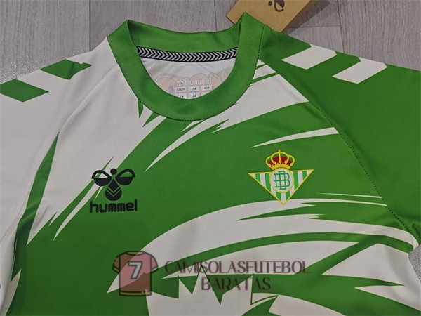 camisola real betis crianca equipamento 2025-2026 edicao especial verde branca naruto - Image 2