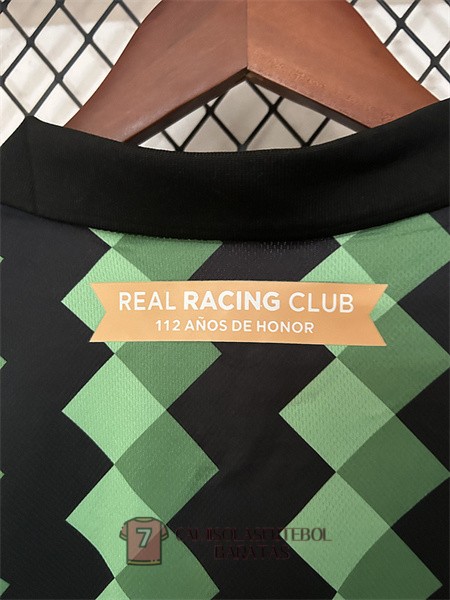 racing de santander camisola edicao especial verde preta listra 125 edicao aniversario 2025-2026 - Image 2