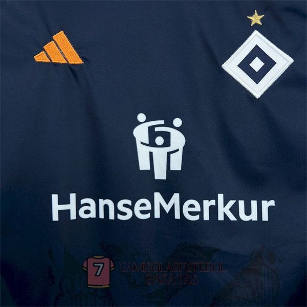 camisola hamburger sv crianca equipamento 2025-2026 edicao especial azul escuro azul - Image 4