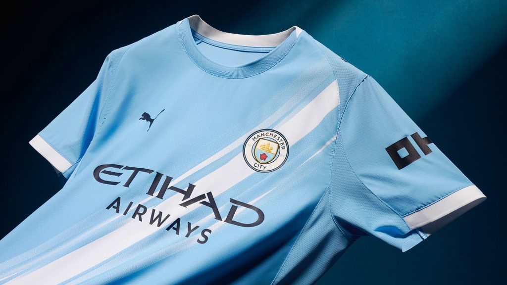 camisola manchester city primeira 25 26