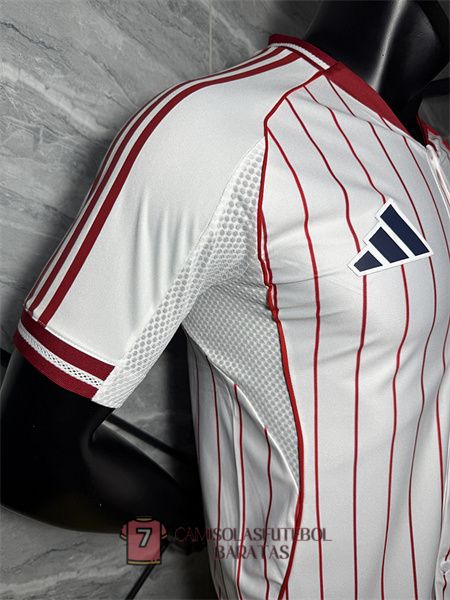 arsenal camisola edicao especial versao do jogador branca vermelho basebal 2025-2026 - Image 3