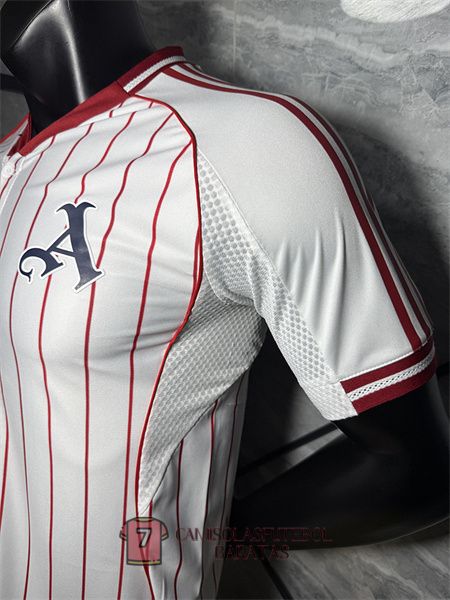 arsenal camisola edicao especial versao do jogador branca vermelho basebal 2025-2026 - Image 4