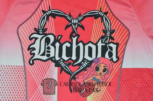 camisola barcelona crianca equipamento 2025-2026 edicao especial rosa vermelho karol - Image 3