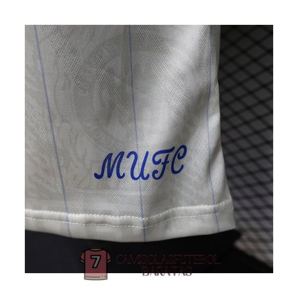 manchester united camisola edicao especial versao do jogador bege claro azul 2026-2027 - Image 8